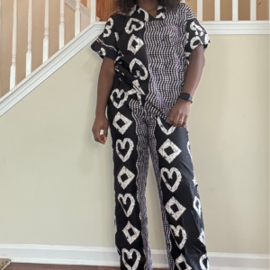 Ojia Two-Piece Set – Loose Fit Top & Pants